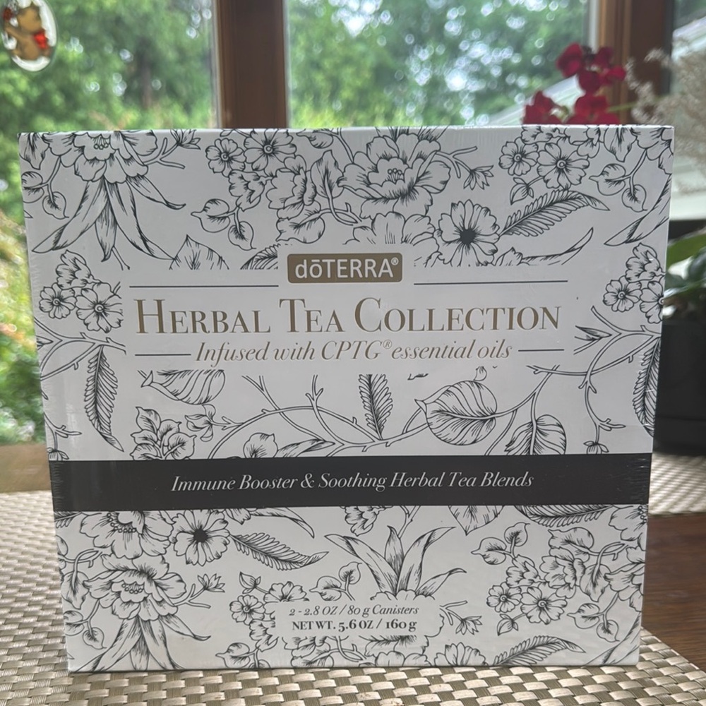doTERRA Herbal Tea Collection with Black and White Design